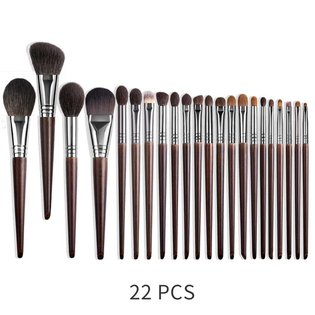 Natural Makeup Brushes Set Eyeshadow