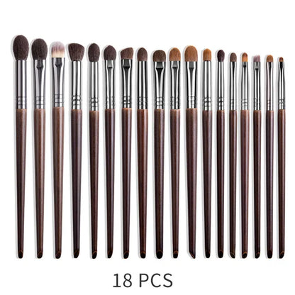 Natural Makeup Brushes Set Eyeshadow