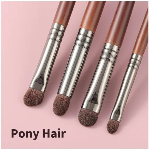 Natural Makeup Brushes Set Eyeshadow