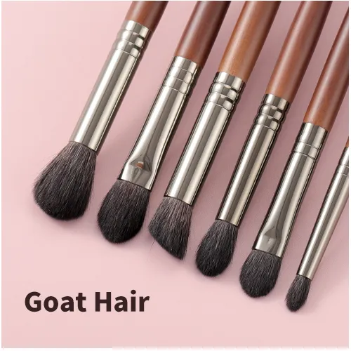 Natural Makeup Brushes Set Eyeshadow